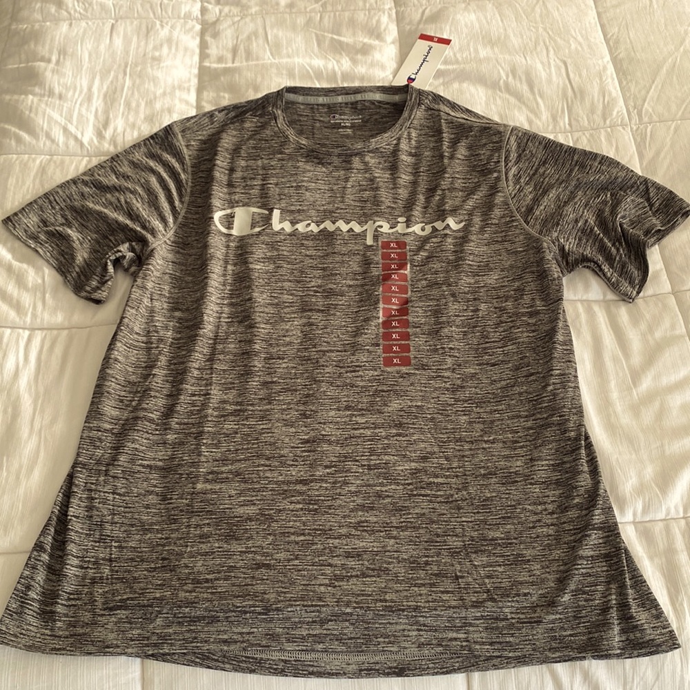 Men’s XL Grey Champion T-shirt; NWT